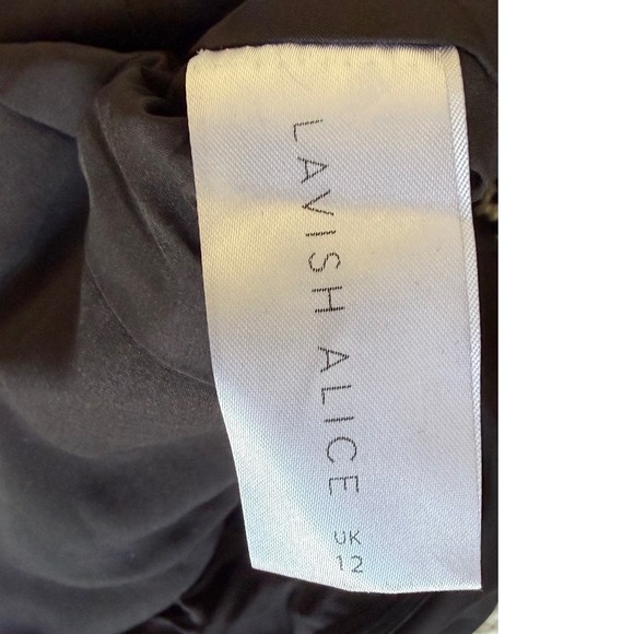 Lavish Alice Womens Black Off Shoulder Blazer Romper Size US 8 NWT -BLK - Picture 4 of 13